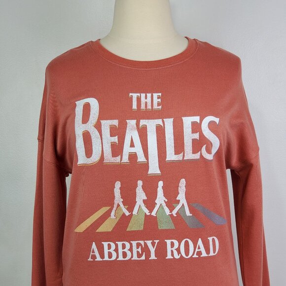 The Beatles Abbey Road Fleece Lined Festival Band Sweatshirt Size XL - Picture 2 of 9